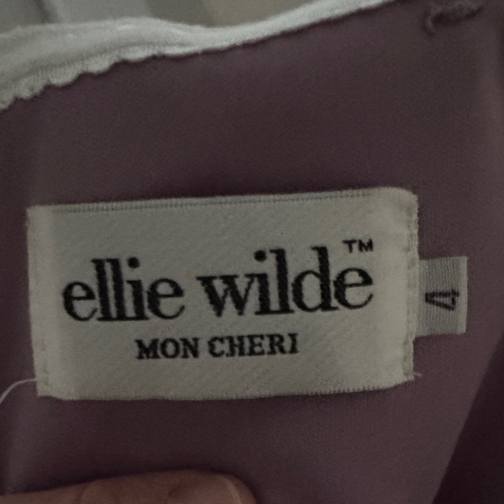 ellie wilde Lilac Beaded Corset Prom Dress - Picture 2 of 7